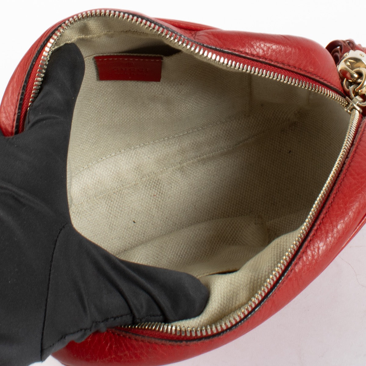 Gucci Red Soho Disco Bag