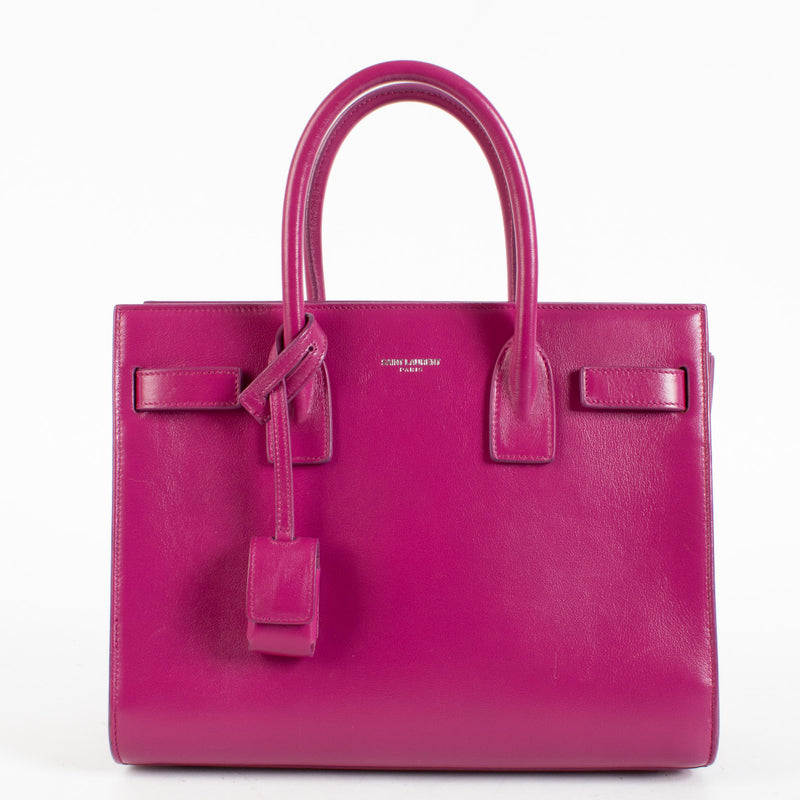 Saint Laurent Fuchsia Baby Sac de Jour Bag