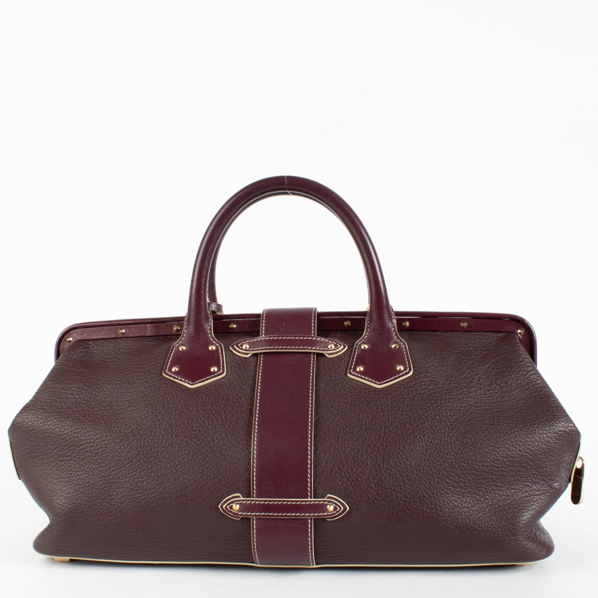 authentic preloved Louis Vuitton Purple Souhali L'ingénieux GM Top Handle on Labellov.com