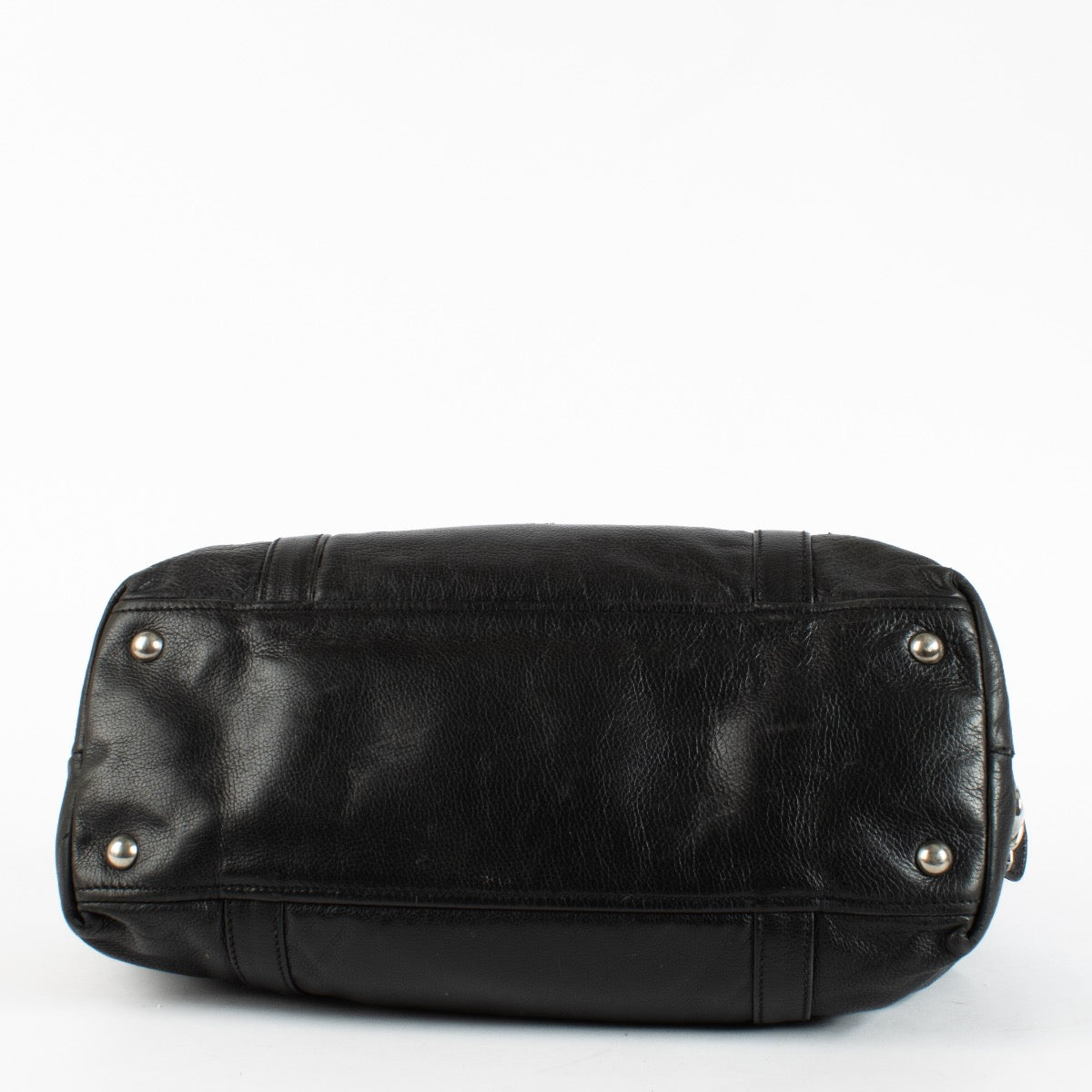 Authentic Second Hand Prada Black Leather Vintage Bag on Labellov.com