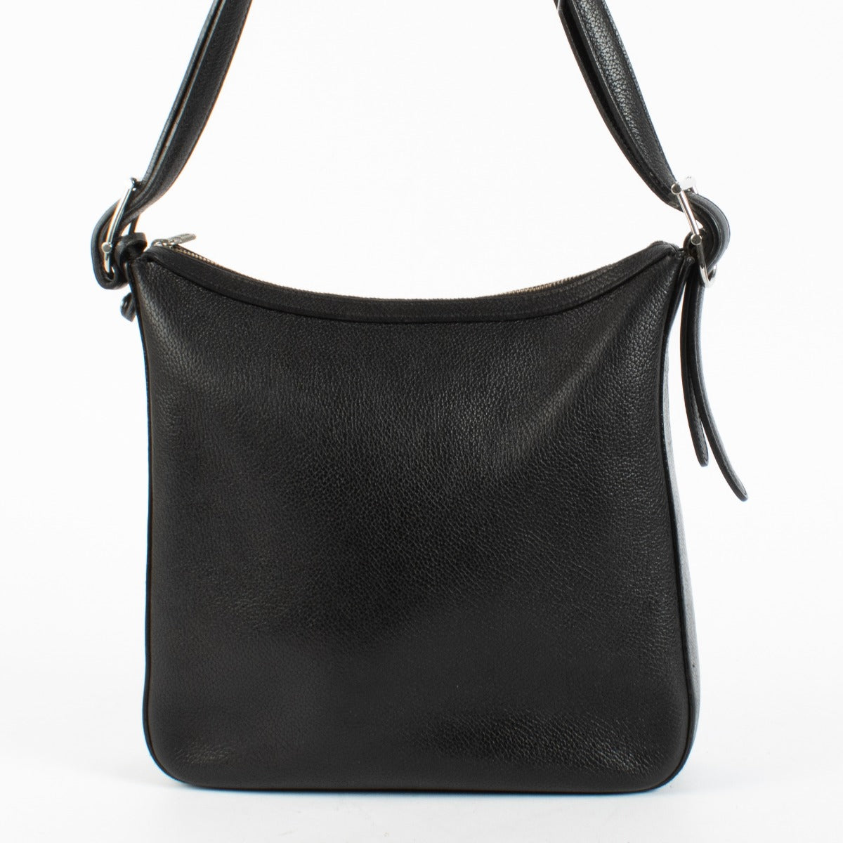 Delvaux Black Leather Shoulder Bag in grained leather at Labellov.com