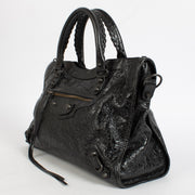Shop the authentic Balenciaga Black Arena Le Cité Medium Bag second hand on Labellov.com.