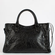 Shop the authentic Balenciaga Black Arena Le Cité Medium Bag second hand on Labellov.com.