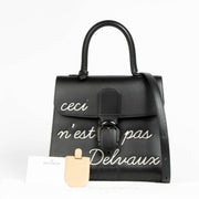Authentic pre-loved Delvaux Black Box Calf Brillant L'Humour MM Bag on Labellov.com