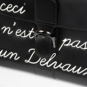 Authentic pre-loved Delvaux Black Box Calf Brillant L'Humour MM Bag on Labellov.com