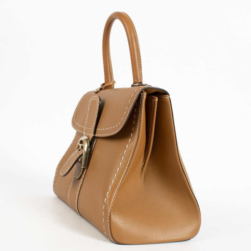 Authentic pre-loved Delvaux Vegetal/Ivory Rodeo Calf Brillant MM Surpiqué Bag on Labellov.com