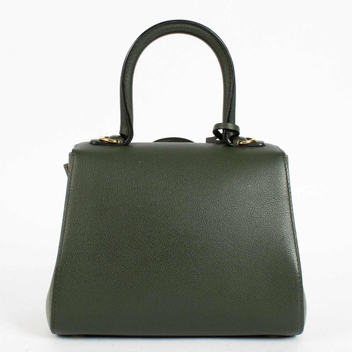 Authentic pre-loved Delvaux Green Tri-Color Rodeo Calf Brillant Mini Bag on Labellov.com