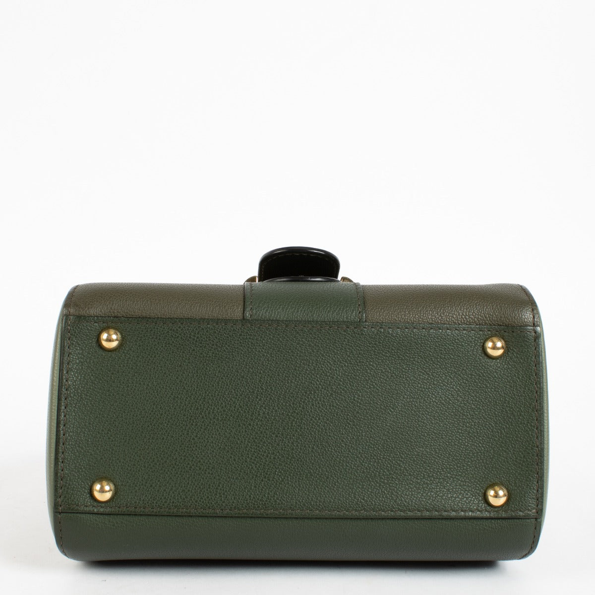 Authentic pre-loved Delvaux Green Tri-Color Rodeo Calf Brillant Mini Bag on Labellov.com