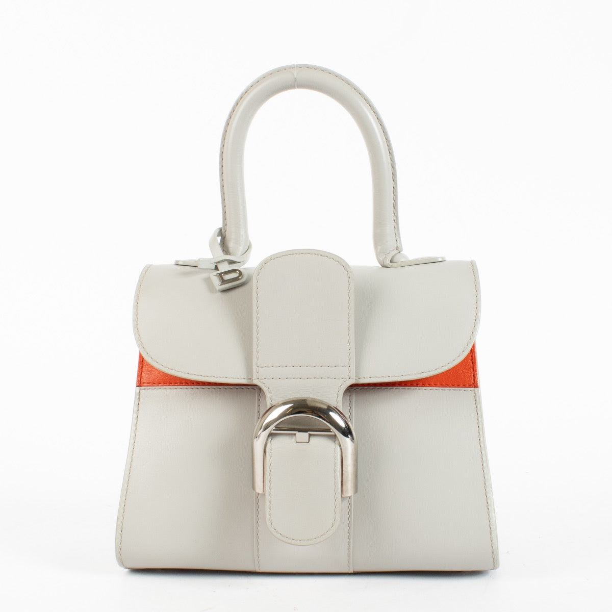 Authentic Preloved Delvaux Grey/Red Brillant Mini on Labellov.com