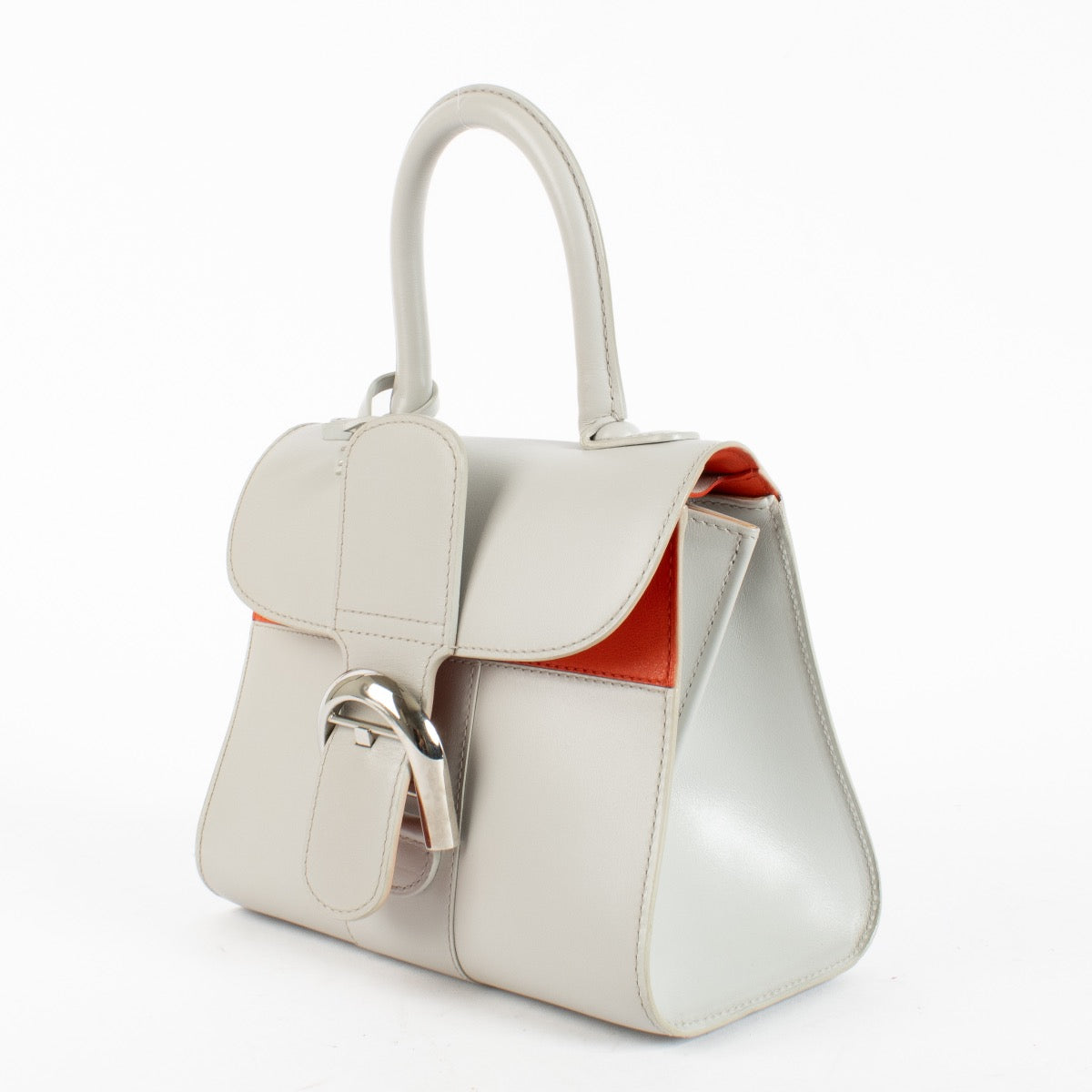 Authentic Preloved Delvaux Grey/Red Brillant Mini on Labellov.com