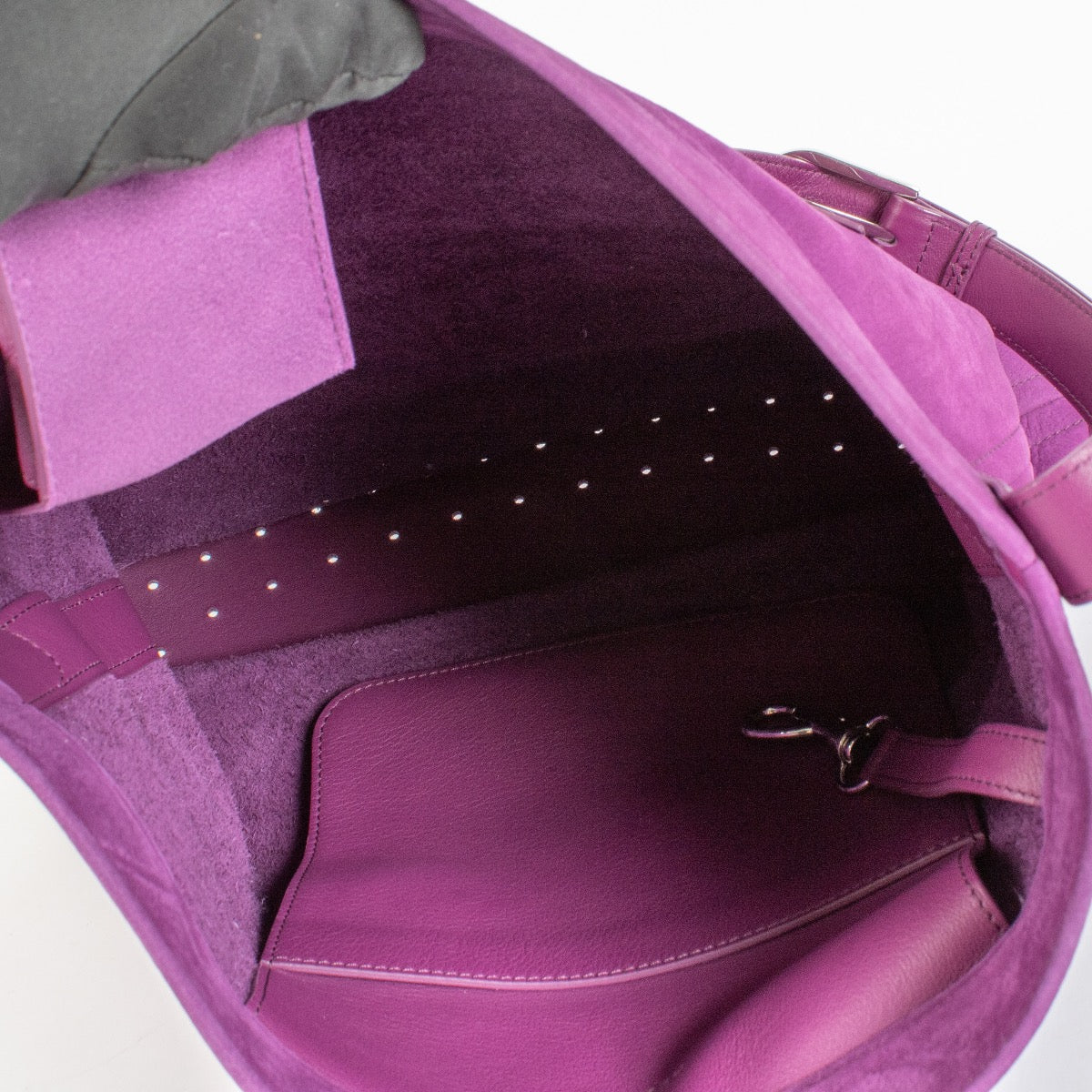 Authentic Second Hand Delvaux Purple Nubuck Le Pin on Labellov.com