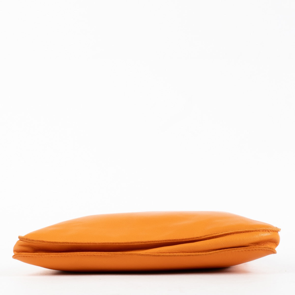 Hermès Orange Milo Lambskin Clou De Selle Crossbody Bag