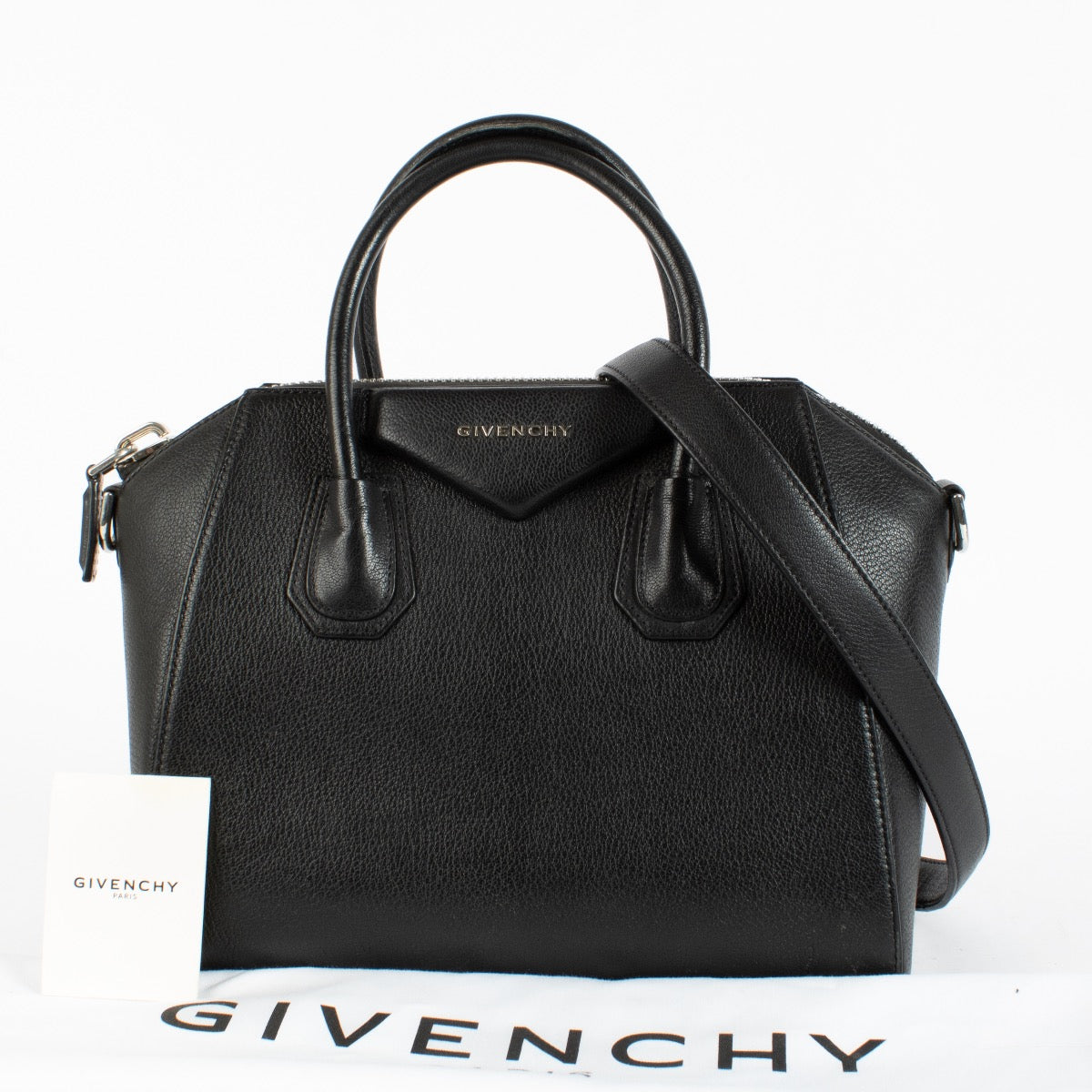 authentic preloved Givenchy Black Small Antigona on Labellov.com
