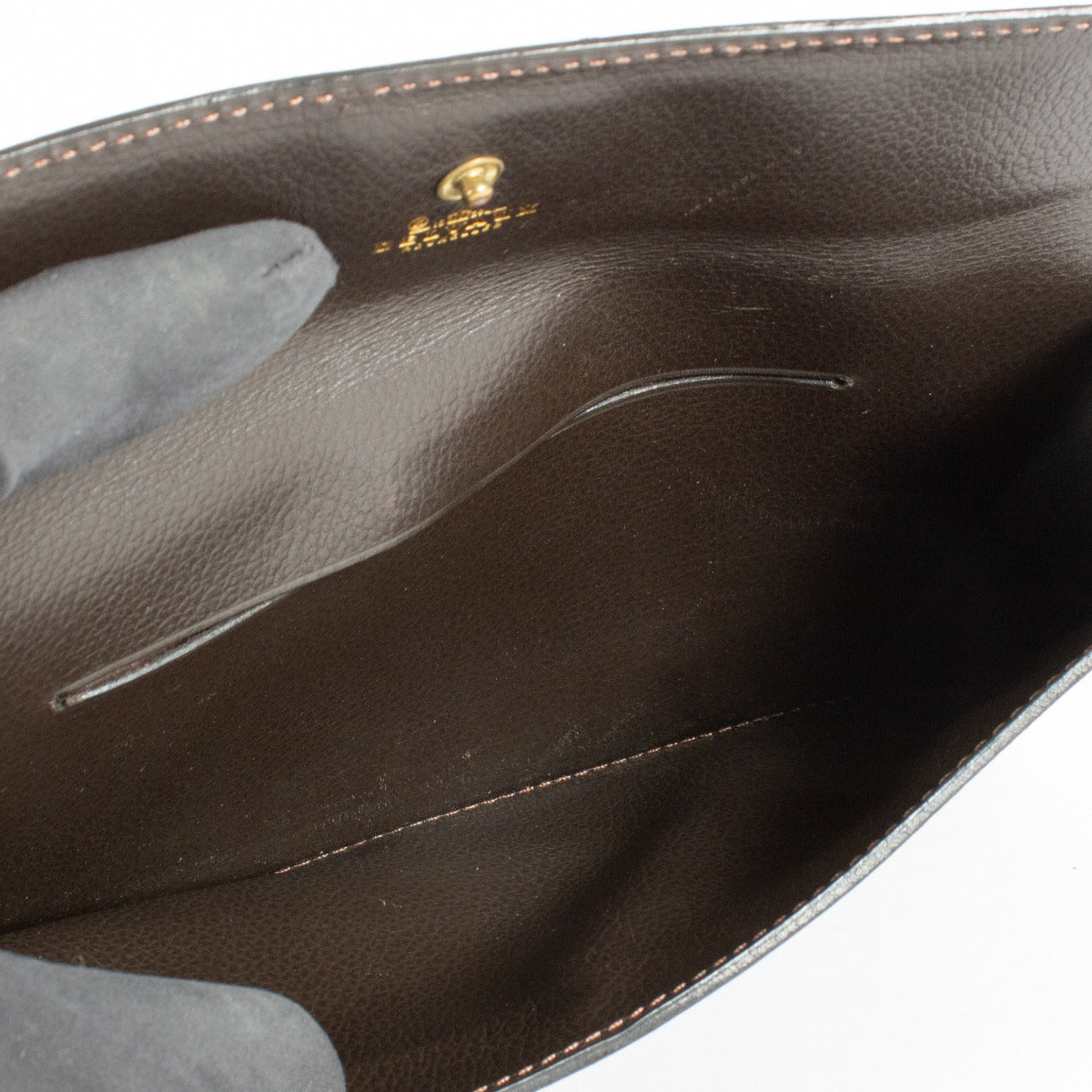 Delvaux Bruine Lange Portemonnee