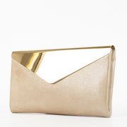 shop 100% authentic second hand Jimmy Choo Gold Metal Flap Clutch on Labellov.com