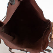authentic preloved Saint Laurent Burgundy Fringe East/West Shopper on Labellov.com