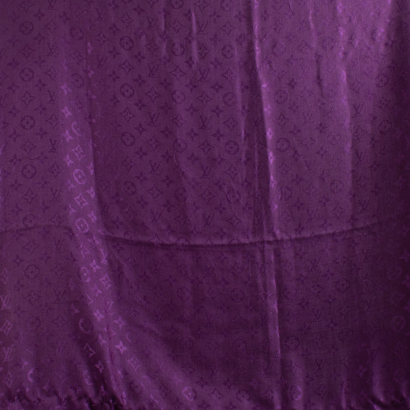 Authentic Preloved Louis Vuitton Purple Monogram Classic Shawl on Labellov.com