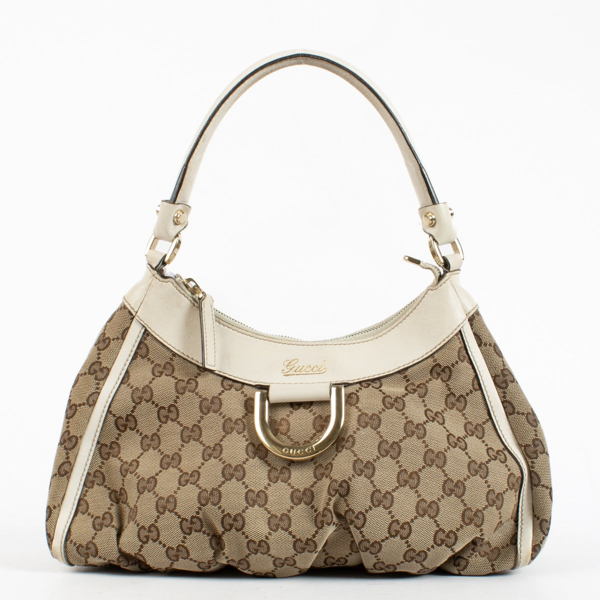 shop 100% authentic second hand Gucci GG Canvas Small Abbey D-Ring Bag on Labellov.com