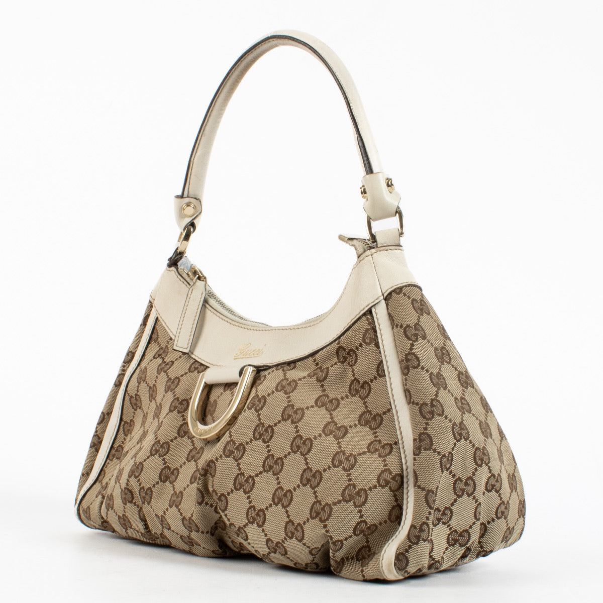 shop 100% authentic second hand Gucci GG Canvas Small Abbey D-Ring Bag on Labellov.com