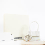 shop 100% authentic second hand Jacquemus White Le Chiquito Moyen Bag on Labellov.com