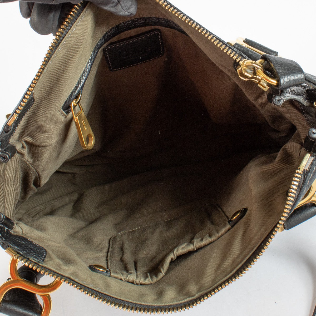 shop 100% authentic second hand Chloé Black Medium Marcie Bag on Labellov.com
