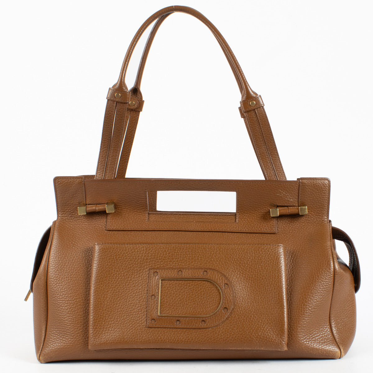 Delvaux Camel Benjamin GM Bag