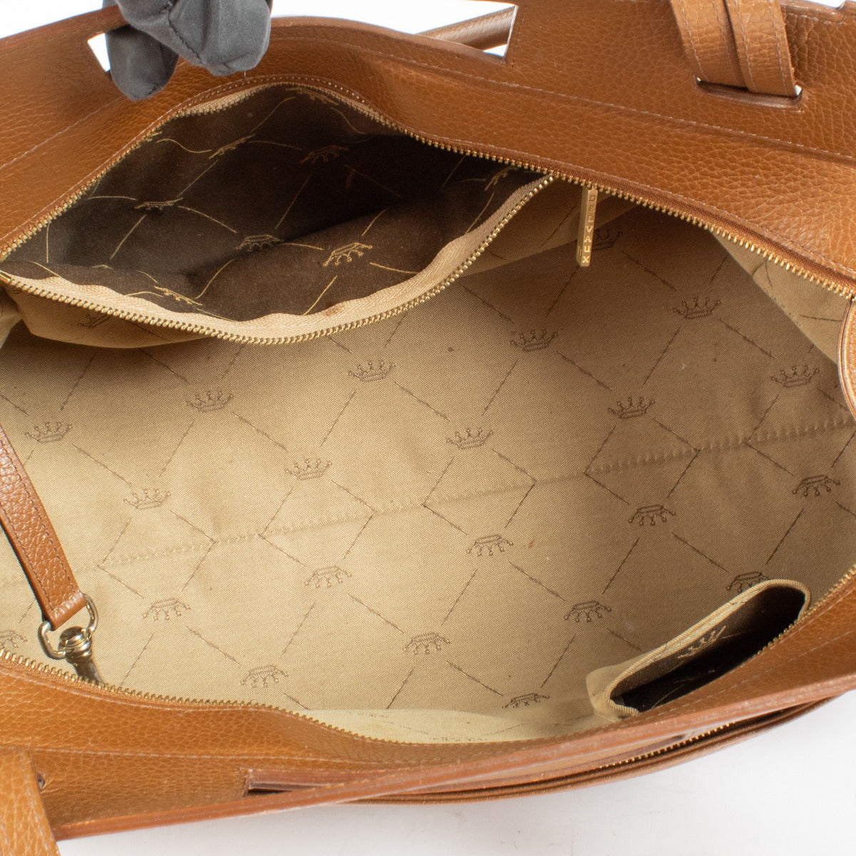 Delvaux Camel Benjamin GM Bag