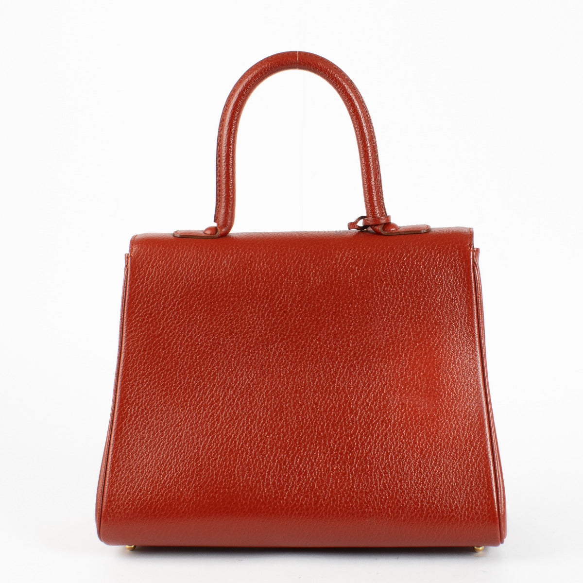 Delvaux Red Leather Brillant MM Bag