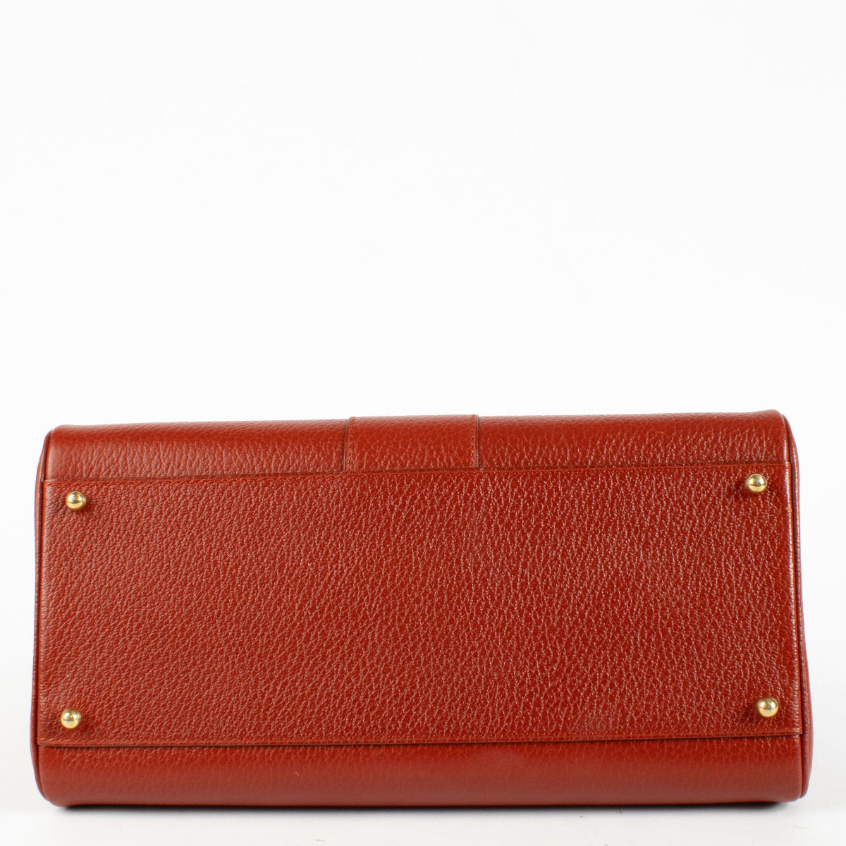 Delvaux Red Leather Brillant MM Bag
