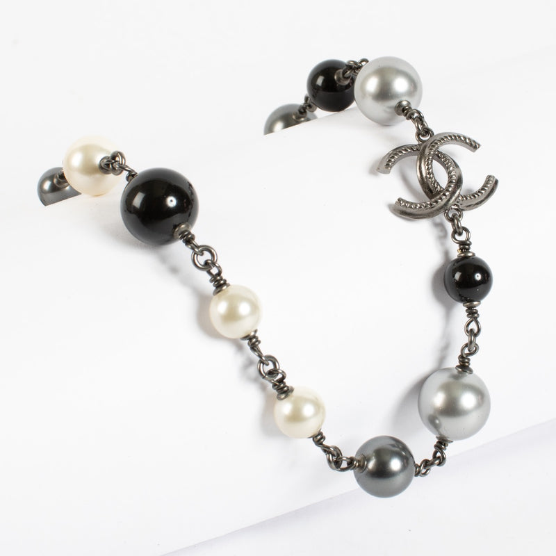 Chanel Black 13k Necklace