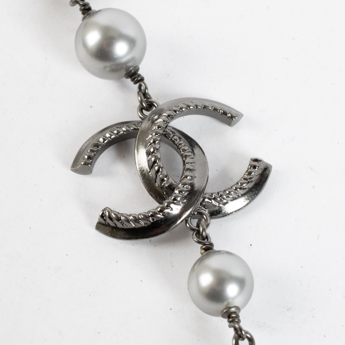 Chanel Zwarte 13k Ketting