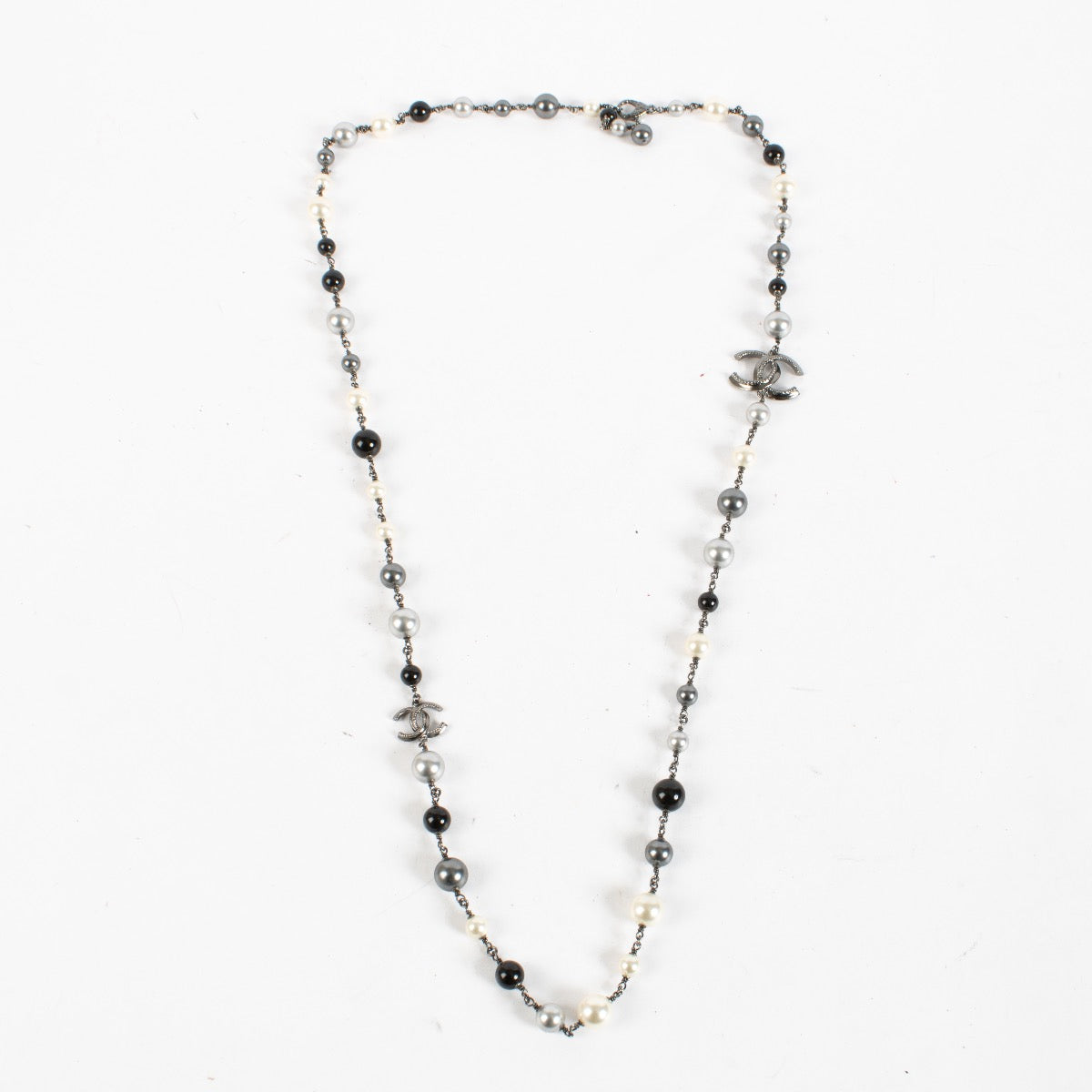Chanel Zwarte 13k Ketting