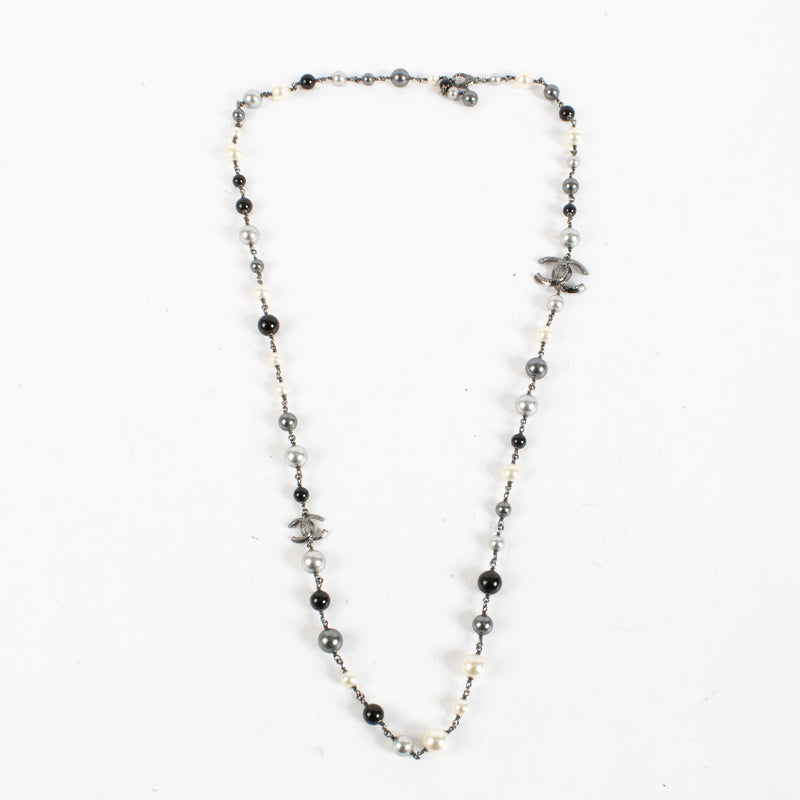 Chanel Black 13k Necklace