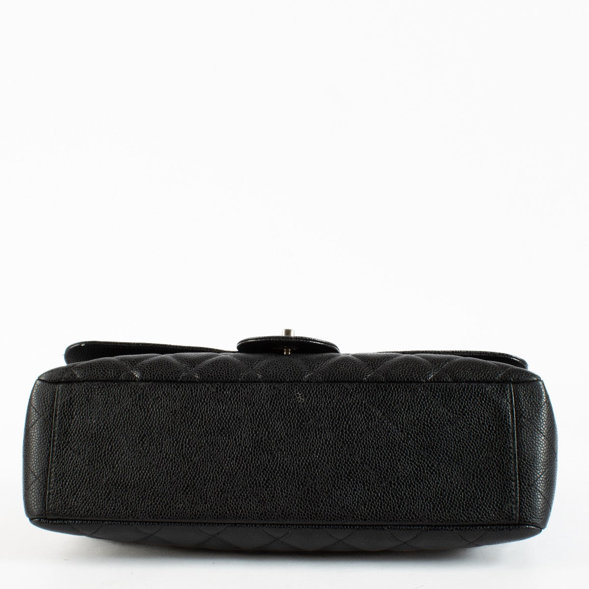 authentic preloved Chanel Maxi Classic Flap Black Caviar SHW on Labellov.com