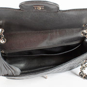 authentic preloved Chanel Maxi Classic Flap Black Caviar SHW on Labellov.com