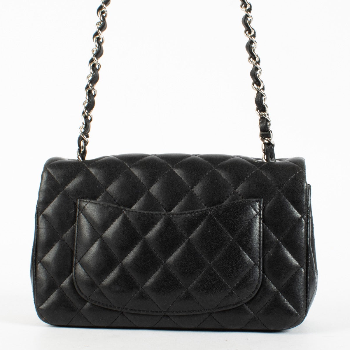 shop 100% authentic second hand Chanel Mini Black Lambskin Classic Rectangular Bag on Labellov.com