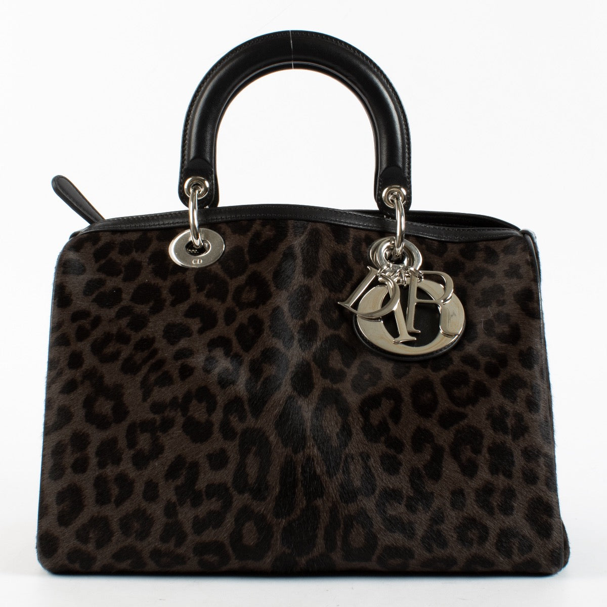 Authentic Preloved Christian Dior Leopard Printed Pony Hair Bag on Labellov.com