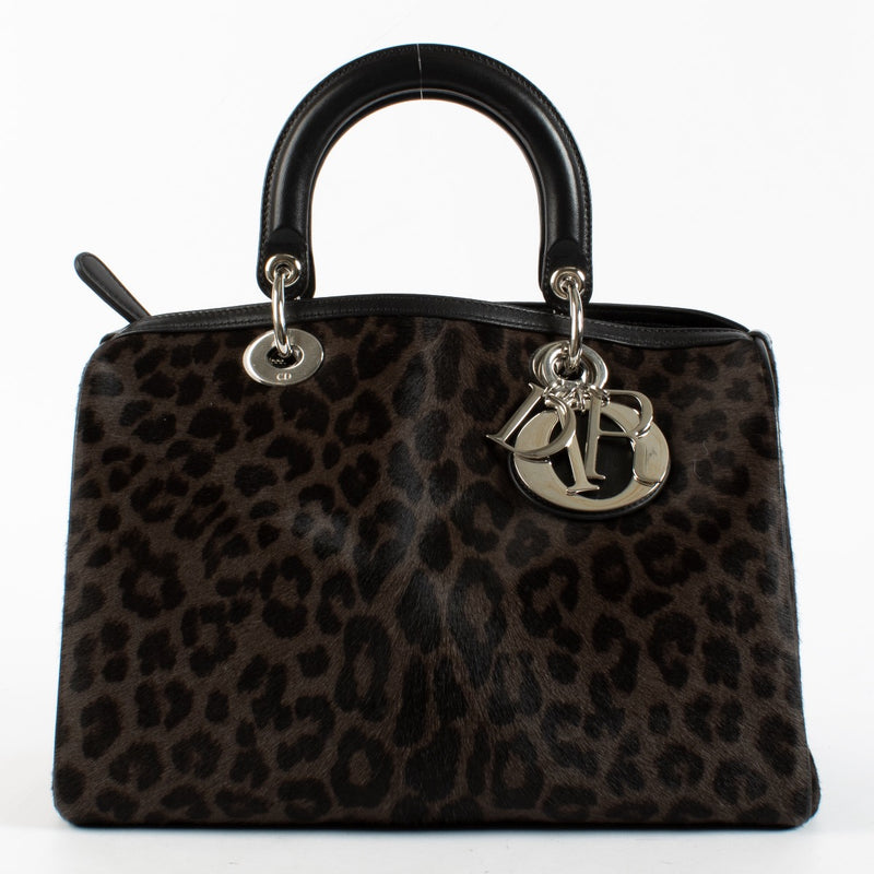 Authentic Preloved Christian Dior Leopard Printed Pony Hair Bag on Labellov.com