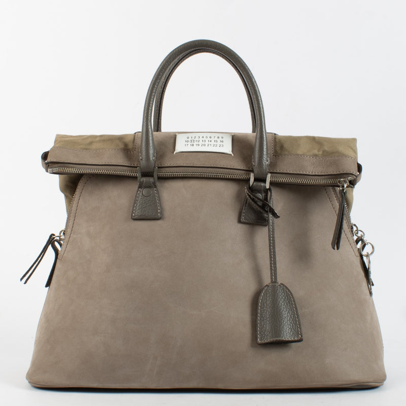 Maison Margiela Taupe Nubuck Large 5AC Bag