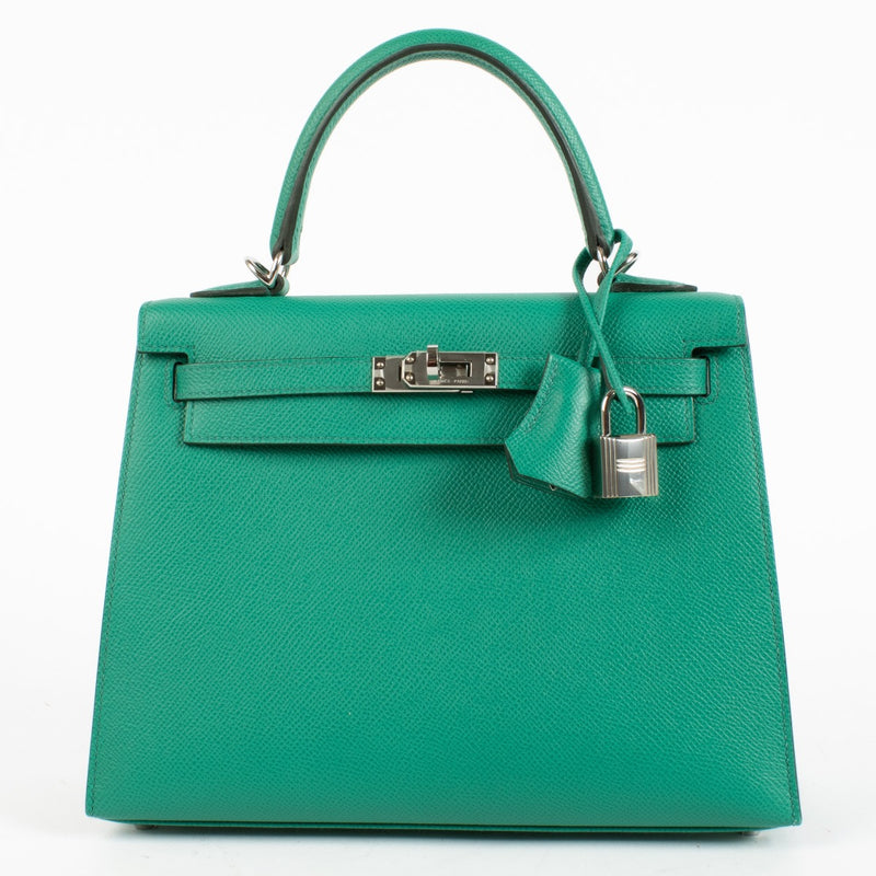 Hermès Kelly 25 Vert Jade Epsom PHW