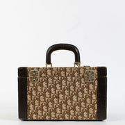 Authentic pre-loved Christian Dior Brown Oblique Beauty Case on Labellov.com