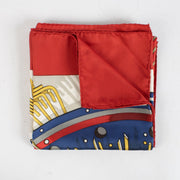 Are you looking for an authentic designer accessory? We buy and sell your preloved and brand new Hermès Red Alternateur 90 Scarf.