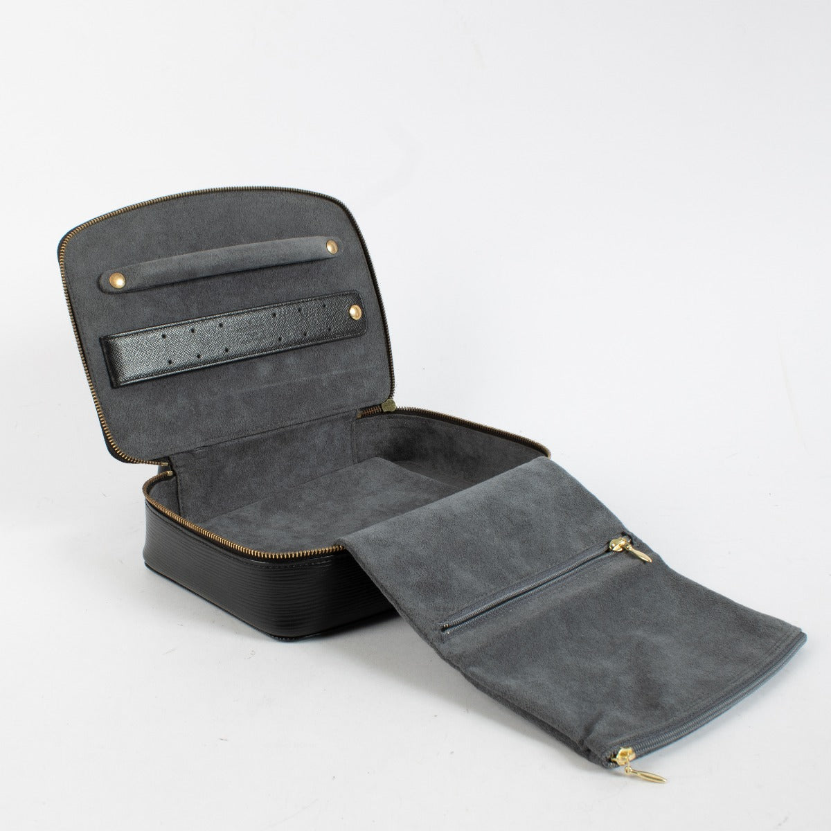 Authentic pre-loved Louis Vuitton Black Epi Jewelry Case on Labellov.com