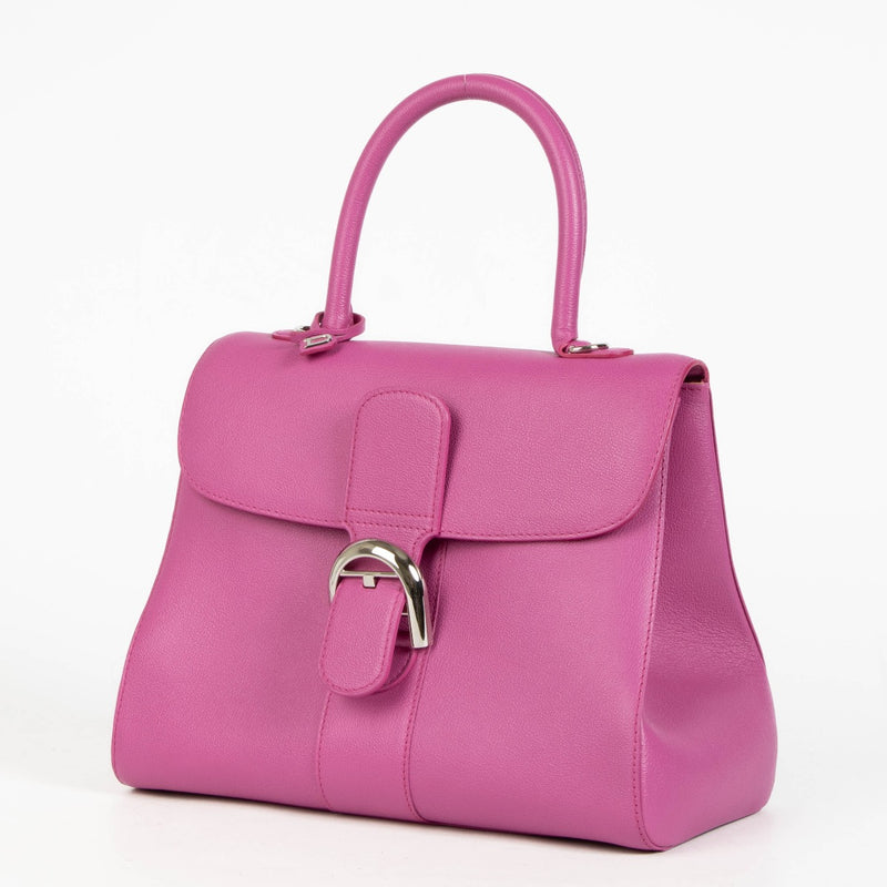 Authentic pre-loved Delvaux Heliotrope Rodeo Calf Brillant MM Bag on Labellov.com