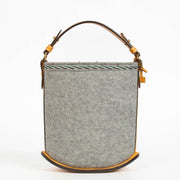 Authentic pre-loved Delvaux Multicolor Felt Le Pin Mini Bucket Bag on Labellov.com