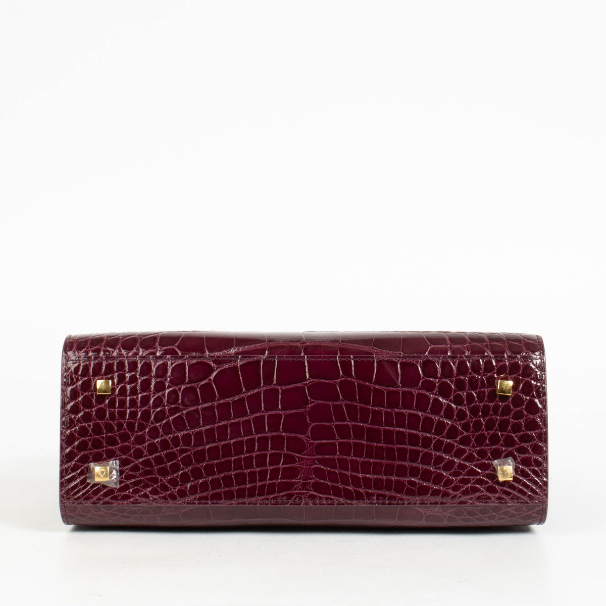 Authentic pre-loved Delvaux Indigo Shiny Alligator Tempête MM on Labellov.com