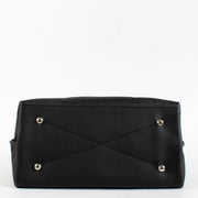 Louis Vuitton Carmel Hobo in black Mahina perforated calf leather with braided handle, silver-tone hardware and roomy interior. Shop now at Labellov.com