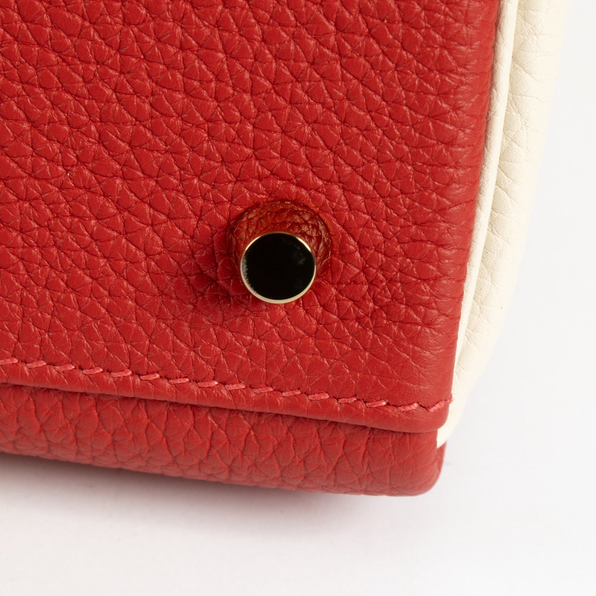 Hermès HSS Kelly 40 Rouge de Coeur/Craie Togo GHW