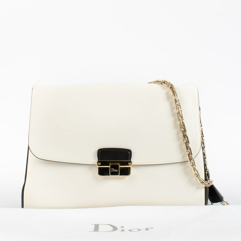 Authentic Second Hand Christian Dior Two Tone Medium Diorling Bag on Labellov.com