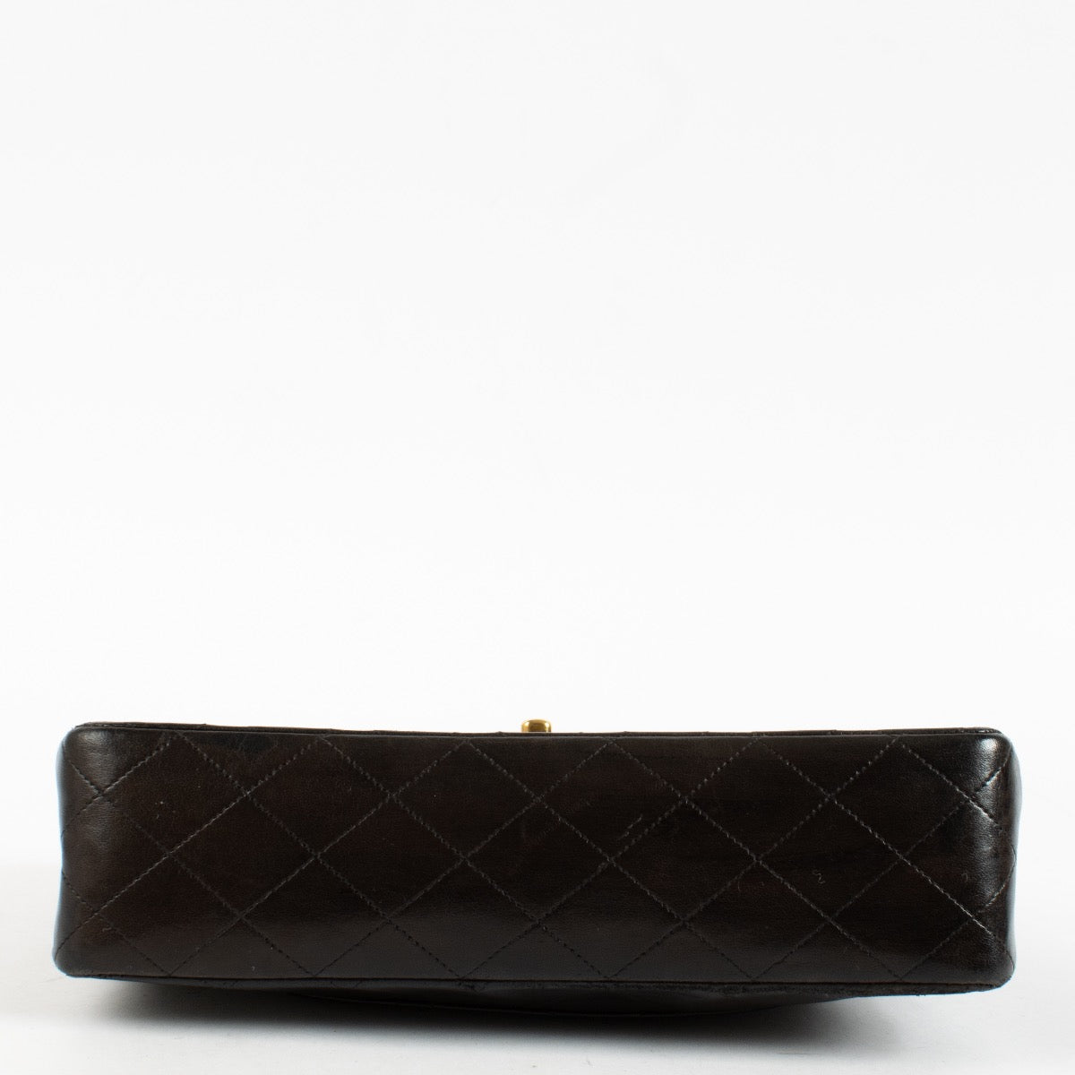 Authentic Preloved Chanel Vintage Black Lambskin Medium Classic Handbag on Labellov.com